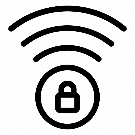 Wifi, signal, wireless, network, internet, online, security icon - Download on Iconfinder
