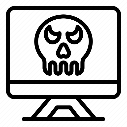 1, computer, crime, cyber, hack, skull icon - Download on Iconfinder