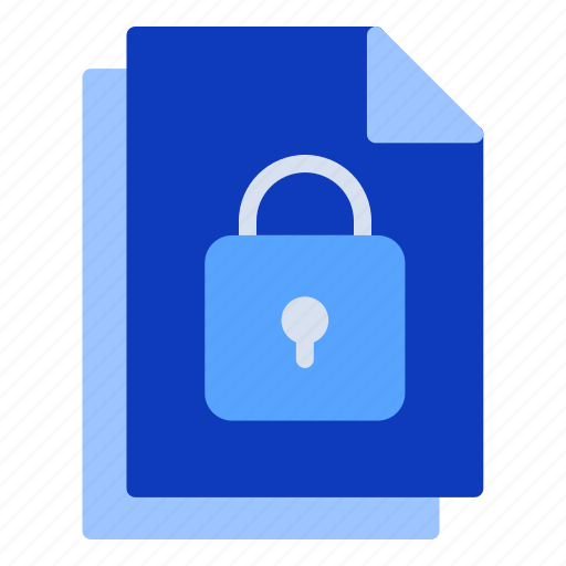 1, lock, file, document, security, protection icon - Download on Iconfinder