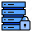 database, padlock, protection, lock, data 