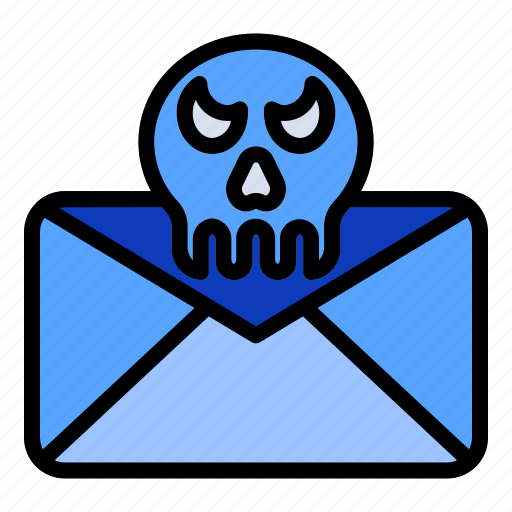 1, email, mail, spam, virus, skull icon - Download on Iconfinder