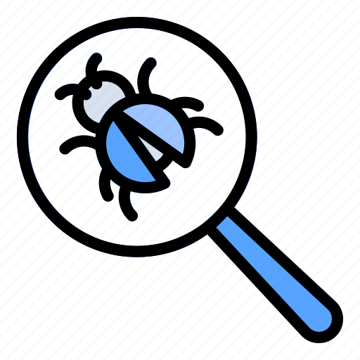 1, find, bug, search, virus, magnifier icon - Download on Iconfinder