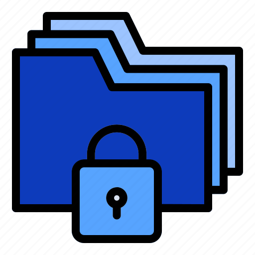 1, folder, protection, padlock, file, security icon - Download on Iconfinder