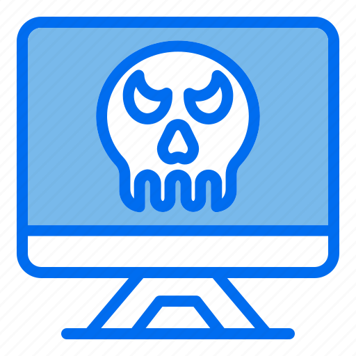 Computer, crime, cyber, hack, skull icon - Download on Iconfinder