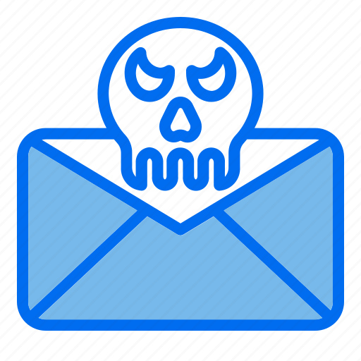 Email, mail, spam, virus, skull icon - Download on Iconfinder