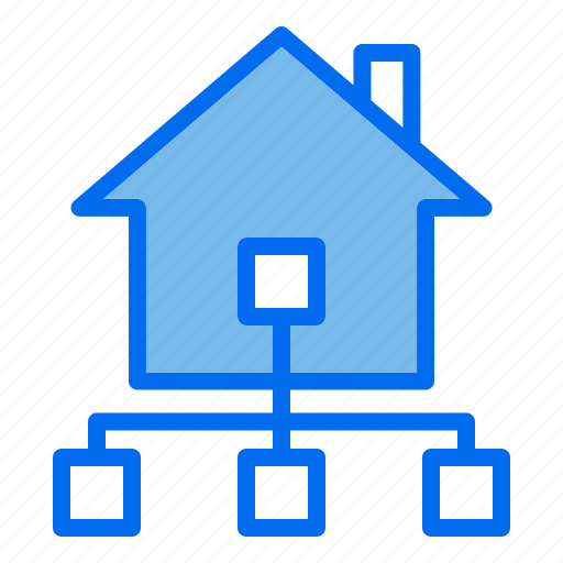 1, home, network, internet, sharing, house icon - Download on Iconfinder