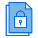 lock, file, document, security, protection
