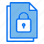 lock, file, document, security, protection 