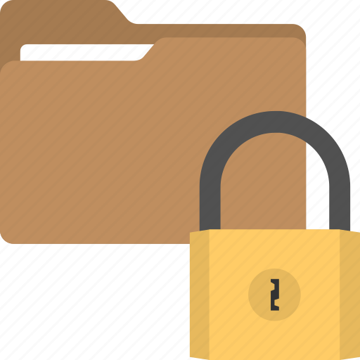 Encrypted files, locked data, protected folder, safe box, secure folder icon - Download on Iconfinder