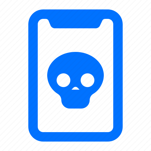 Skull, tablet, virus icon - Download on Iconfinder