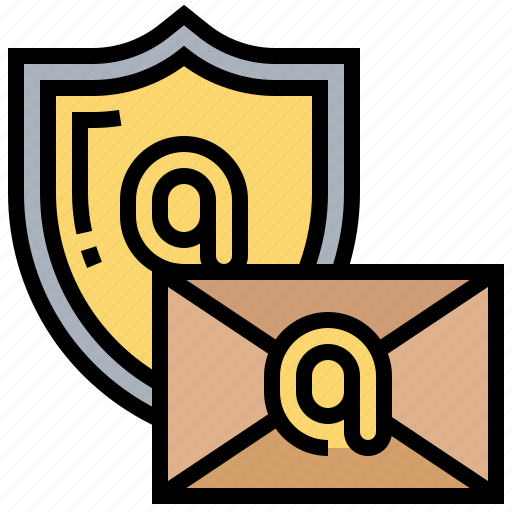 Email, letter, privacy, protection, shield icon - Download on Iconfinder