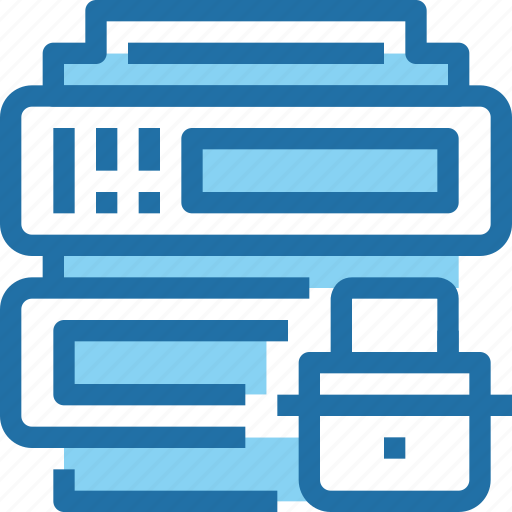 Padlock, secure, security, server icon - Download on Iconfinder
