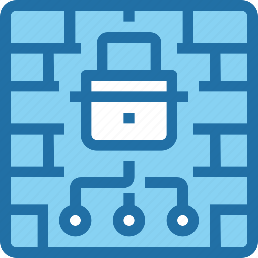 Firewall, network, padlock, secure icon - Download on Iconfinder