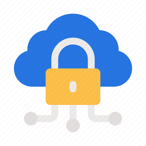 Cloud, lock, internet, data, security, network, padlock icon - Download on Iconfinder