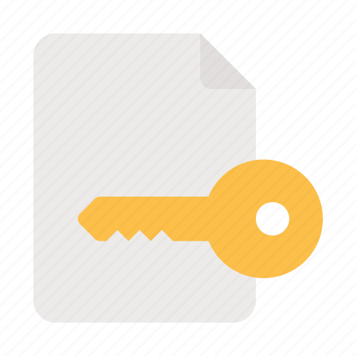 Encryption, security, file, document, protection, privacy, key icon - Download on Iconfinder