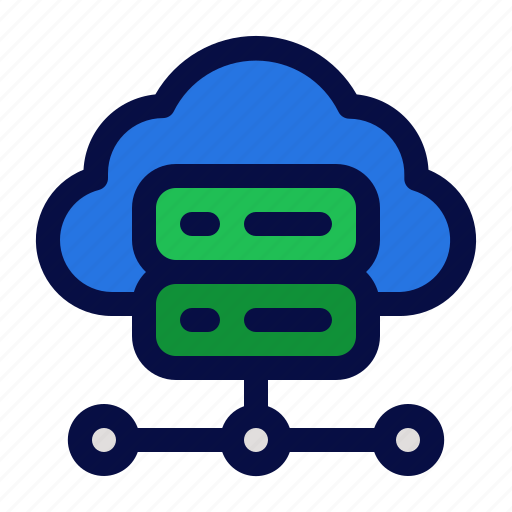 Cloud, server, network, technology, internet, datacenter, database icon - Download on Iconfinder