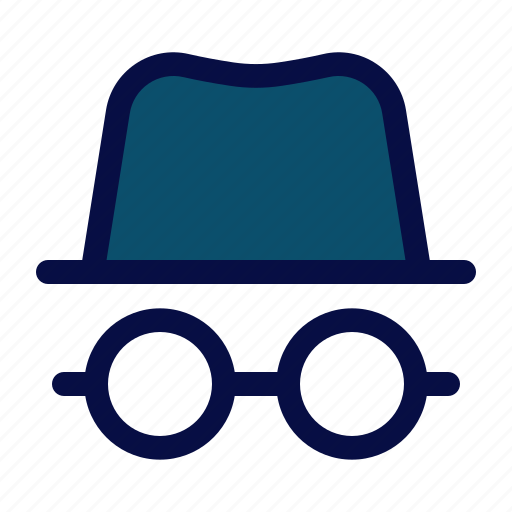 Incognito, anonymous, face, unknown, detective, hat, mafia icon - Download on Iconfinder