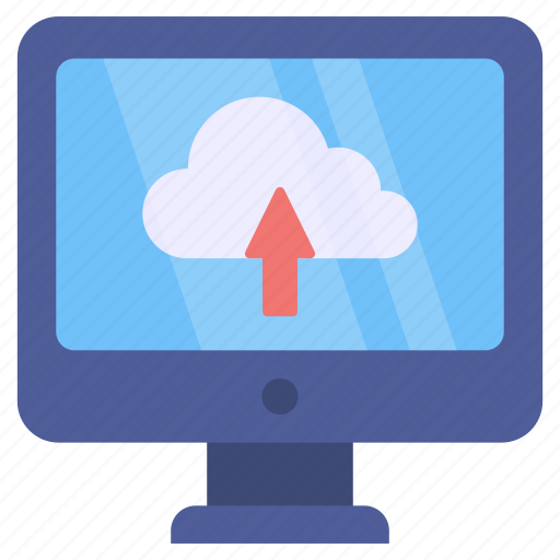 Cloud uploading, data uploading, cloud data transfer, online uploading, digital uploading icon - Download on Iconfinder