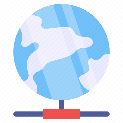 Network globe, planet, map, universe, orbital icon - Download on Iconfinder