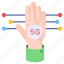 5g network, 5g connection, internet network, wireless connection, broadband network 