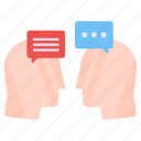 chatting, communication, conversation, discussion, negotiation