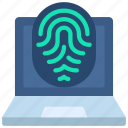 laptop, biometrics, cybersecurity, secure, computer