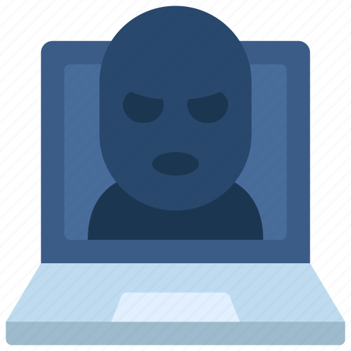 Laptop, thief, cybersecurity, secure, criminal icon - Download on Iconfinder