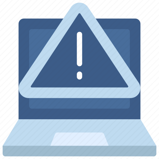 Laptop, warning, cybersecurity, secure, error icon - Download on Iconfinder