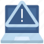 laptop, warning, cybersecurity, secure, error 