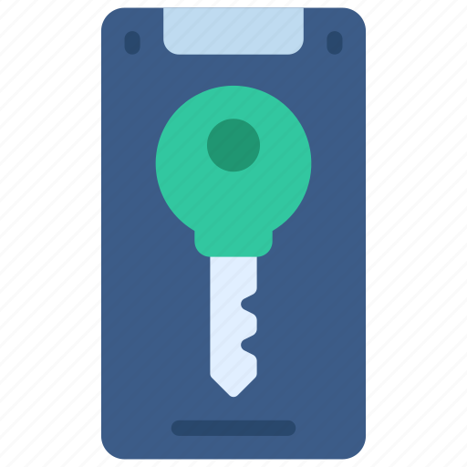 Mobile, key, cybersecurity, secure, unlock icon - Download on Iconfinder