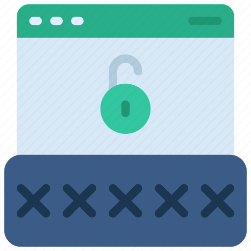 Password, unlock, website, cybersecurity, secure icon - Download on Iconfinder