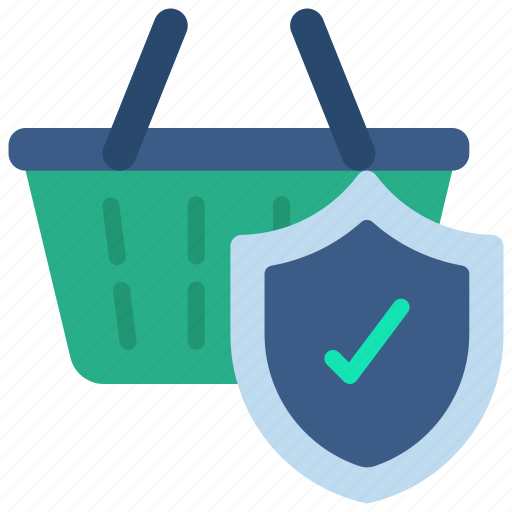 Protected, basket, cybersecurity, secure icon - Download on Iconfinder