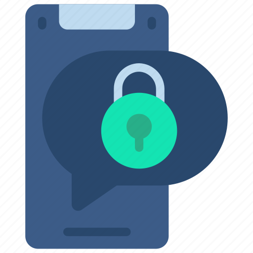 Secure, mobile, message, cybersecurity, messages icon - Download on Iconfinder
