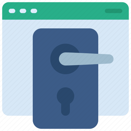 Website, backdoor, cybersecurity, secure, open icon - Download on Iconfinder