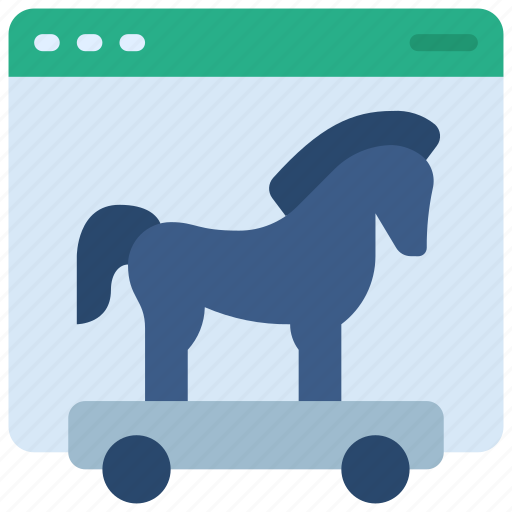 Website, trojan, horse, cybersecurity, secure icon - Download on Iconfinder