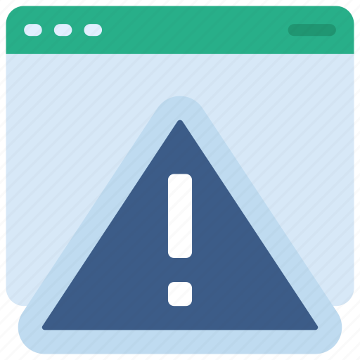 Website, warning, cybersecurity, secure, warned icon - Download on Iconfinder