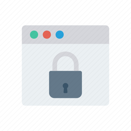 Browser, lock, protection, secure icon - Download on Iconfinder