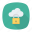 cloud, lock, privacy, security 