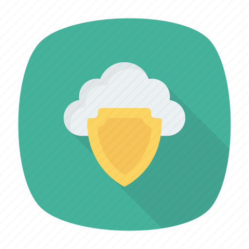 Cloud, protection, security, shield icon - Download on Iconfinder