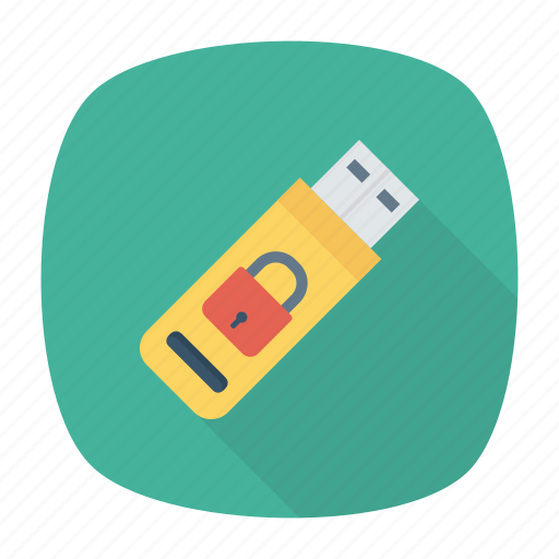 Flash, lock, storage, usb icon - Download on Iconfinder
