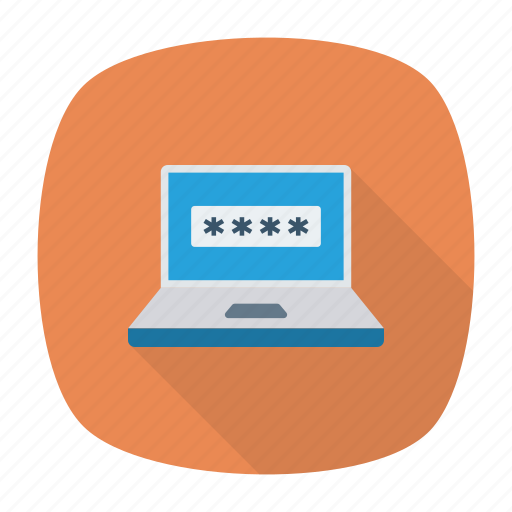 Laptop, lock, login, password, protect icon - Download on Iconfinder