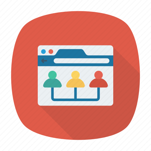 Group, management, online, organization, team icon - Download on Iconfinder