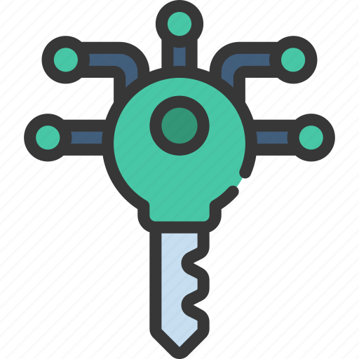 Cyber, key, cybersecurity, secure, unlock icon - Download on Iconfinder