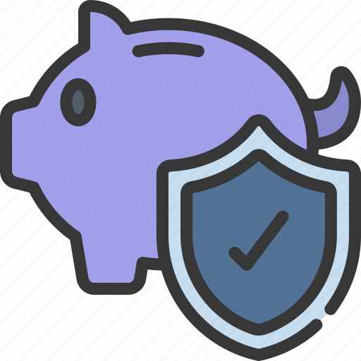 Protected, savings, cybersecurity, secure, money icon - Download on Iconfinder