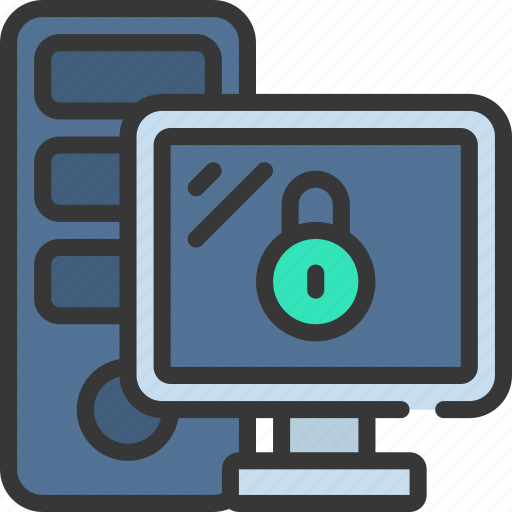 Secure, pc, computer, cybersecurity, computing icon - Download on Iconfinder