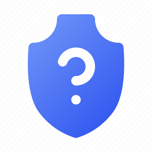Help, question, safe, secure, shield icon - Download on Iconfinder