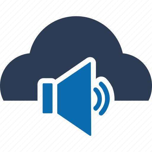 Cloud volume, cloud, share, network, storage, sound, data icon - Download on Iconfinder