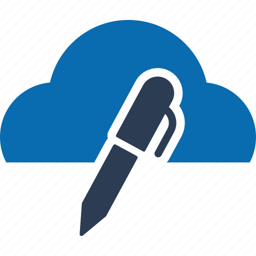 Edit cloud, cloud computing, cloud editing, cloud editor, edit online, editing service icon - Download on Iconfinder