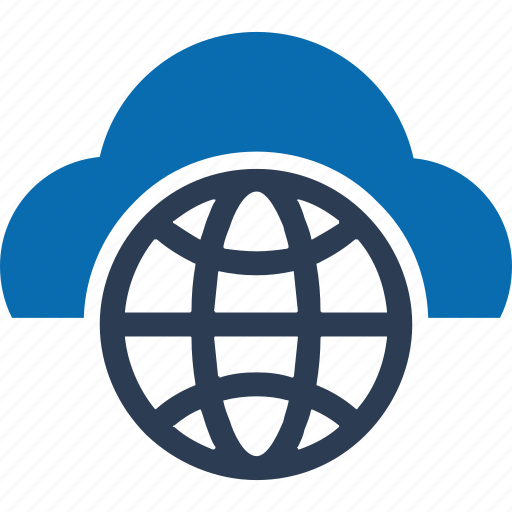 Global cloud, cloud, global, access, storage, server, globe icon - Download on Iconfinder