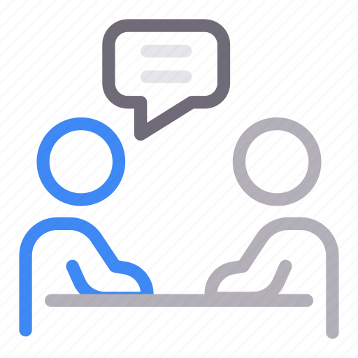 Discussion, interview, meeting icon - Download on Iconfinder